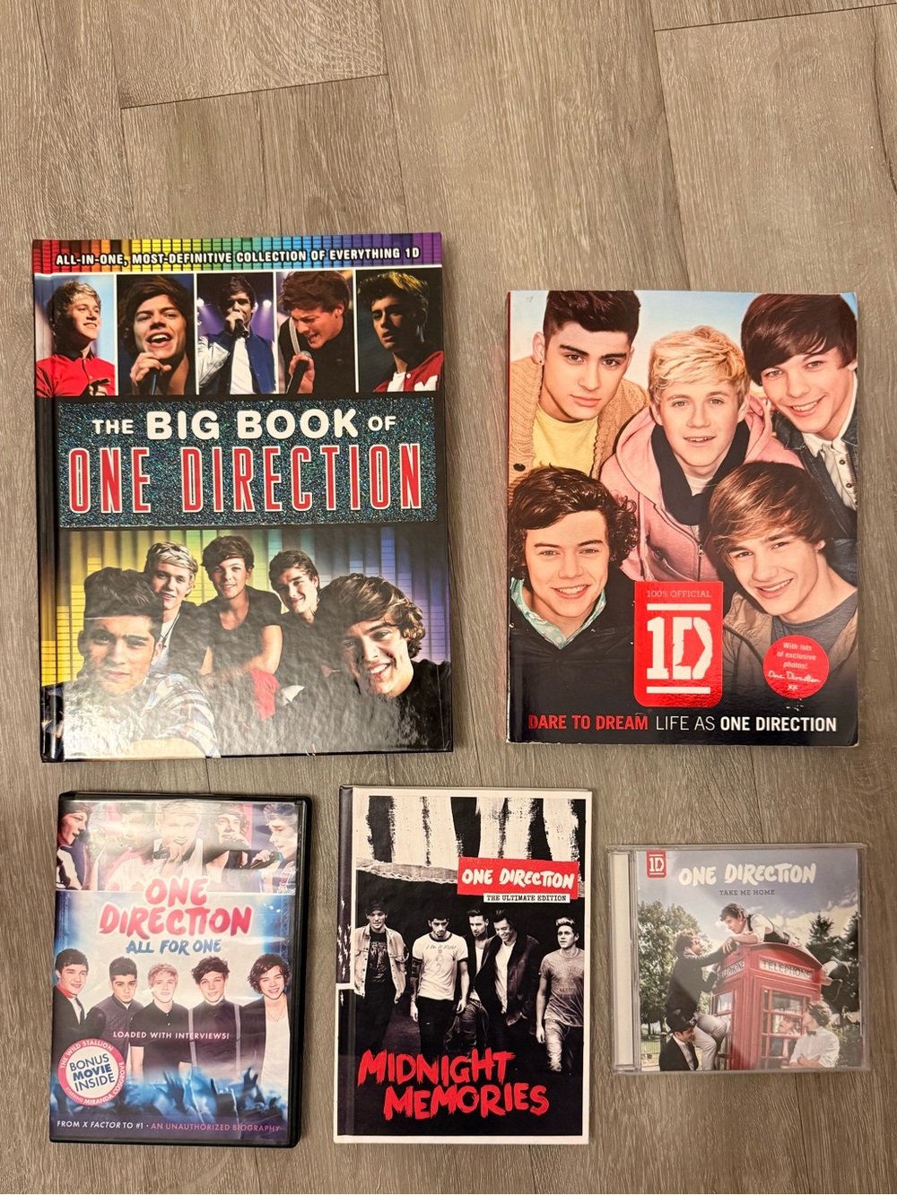 One Direction Merchandise Collection